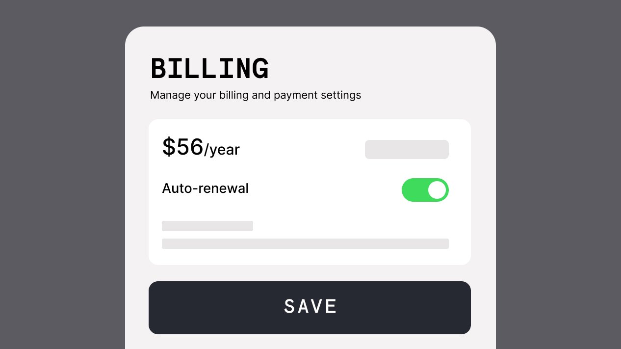 auto-renewal