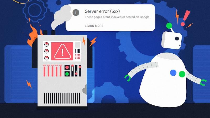 console server side error